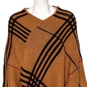 Accessories - NWT Plaid Fringed Cape Accessories - NWT Plaid Fringed Cape
